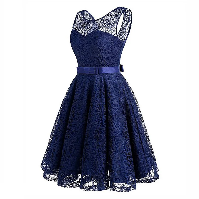 Kostlich Lace Summer Dress Women 2017 Sleeveless Lace Hollow Out Sexy Evening Party Dresses Bet Tunic 50s Hepburn Dress Sundress (18)