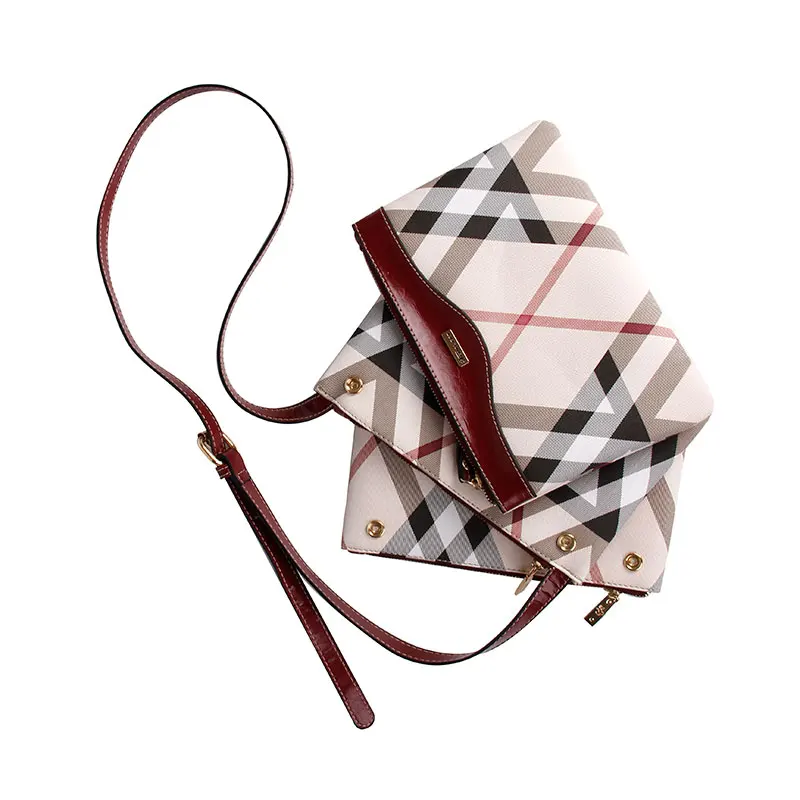 

Contrast color PU Leather Crossbody Bags For Women Travel Handbag Fashion Simple Shoulder Messenger Bag Ladies Cross Body Bag