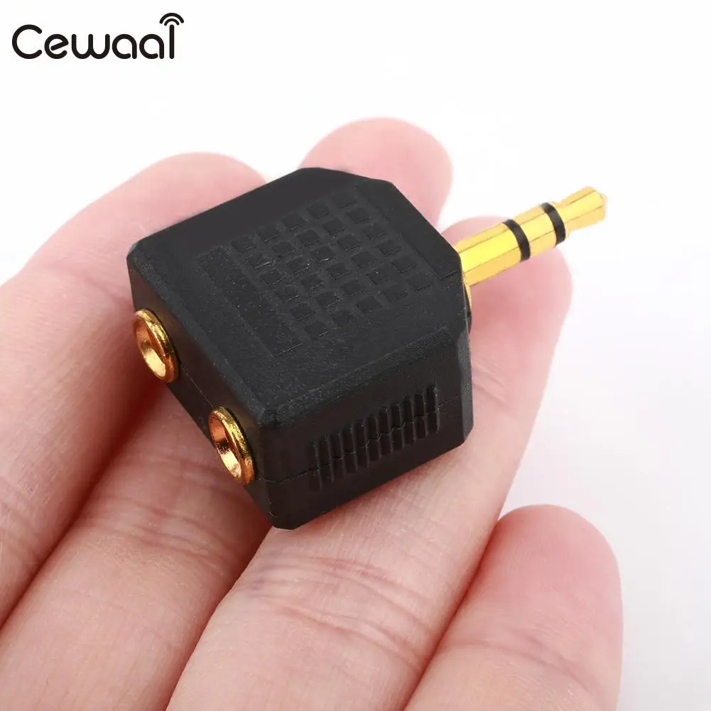 

3.5mm To 2RCA Earphone Splitter Headphone MP4 Smartphone Premium Universal TV Mobile Phone MP3 Players Video Earphone Adapter