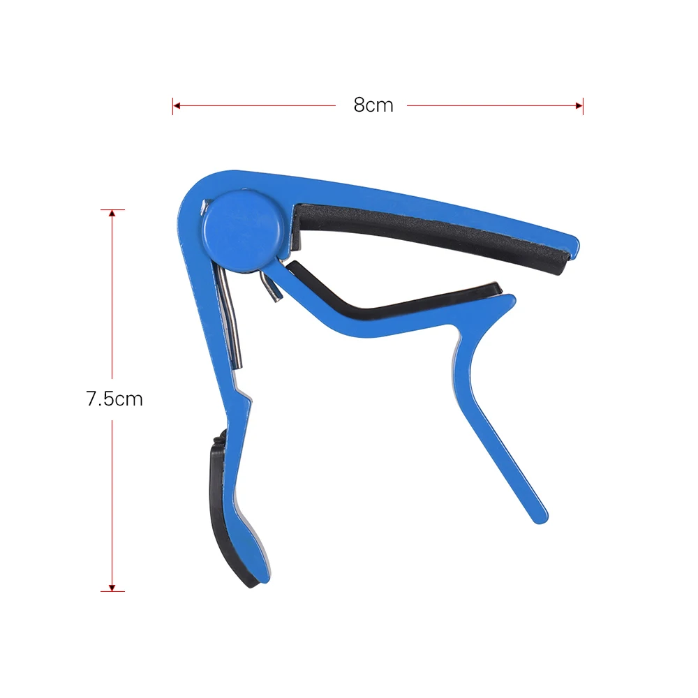 Высокое качество Быстрая замена гитары Капо Зажим алюминиевый alloyодноручной для акустической классической гитары бас укулеле Регулировка