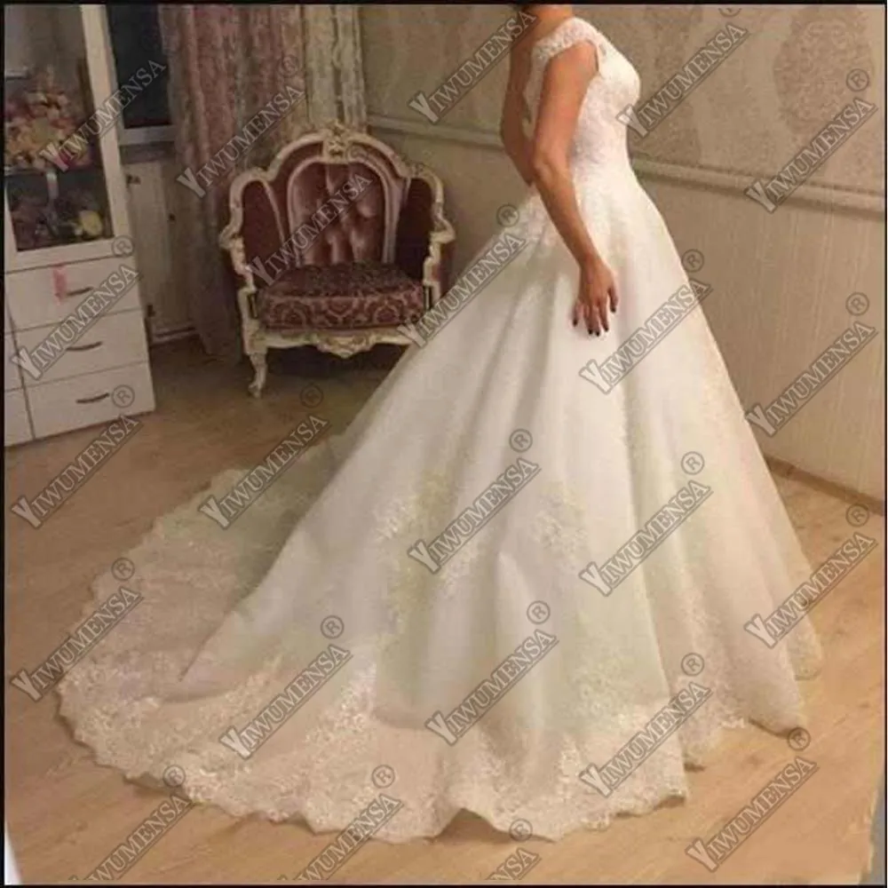 Vestidos De Novia винтажное недорогое свадебное платье сексуальное с v-образным вырезом Свадебное платье с аппликацией под заказ платья халат атласный Mariage