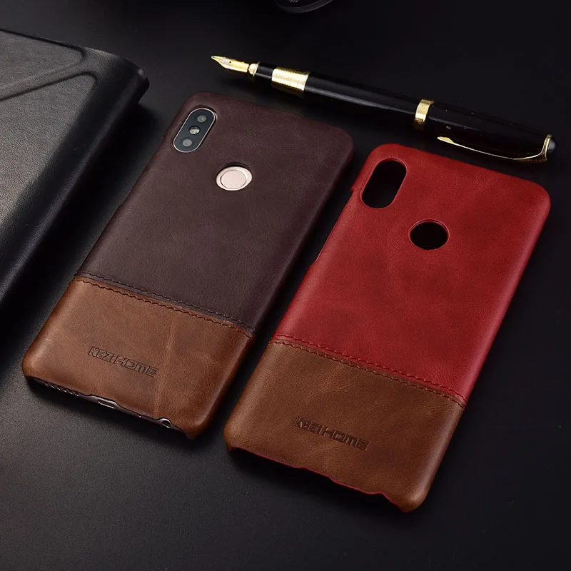 Роскошный чехол Xiaomi Redmi 6 Pro Жесткий Защитный Тонкий Натуральная для редми pro Чехол