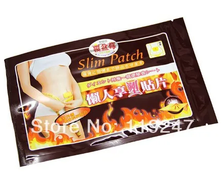 

50 pcs ( 1 bag = 10 pcs ) Hot The Third Generation Slimming Navel Stick Slim Patch Weight Loss Burning Fat Patch Free Shipping