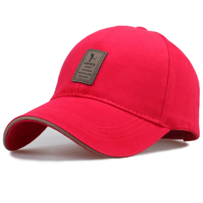 

2019 New Arrival Outdoor Duck Cap Sun Hat Golf Sports Color Cap Summer Baseball Cap Solid Autumn Adjustable Cotton Fitness Hat