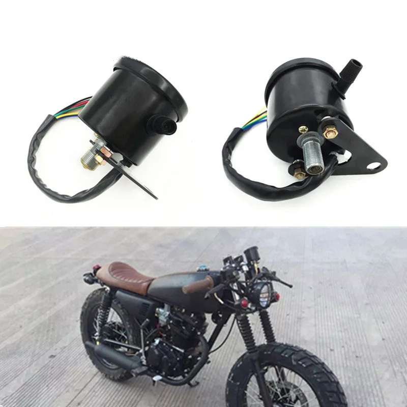 TKOSM мотоциклетный измеритель скорости одометр датчик ATV велосипед Скутер с подсветкой двойной измеритель скорости с Светодиодный индикатор DC 12 В 0~ 160 км/ч