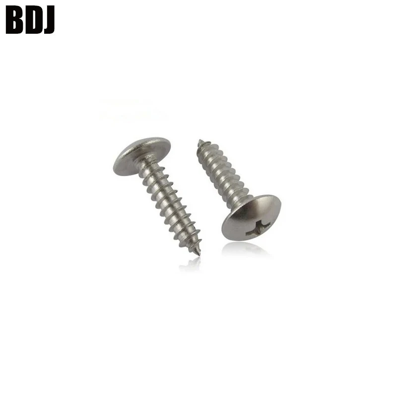 Самонарезающие винты JISB1122T M3 M3.5 M4 M4.2 M5 304 из нержавеющей стали с плоской головкой