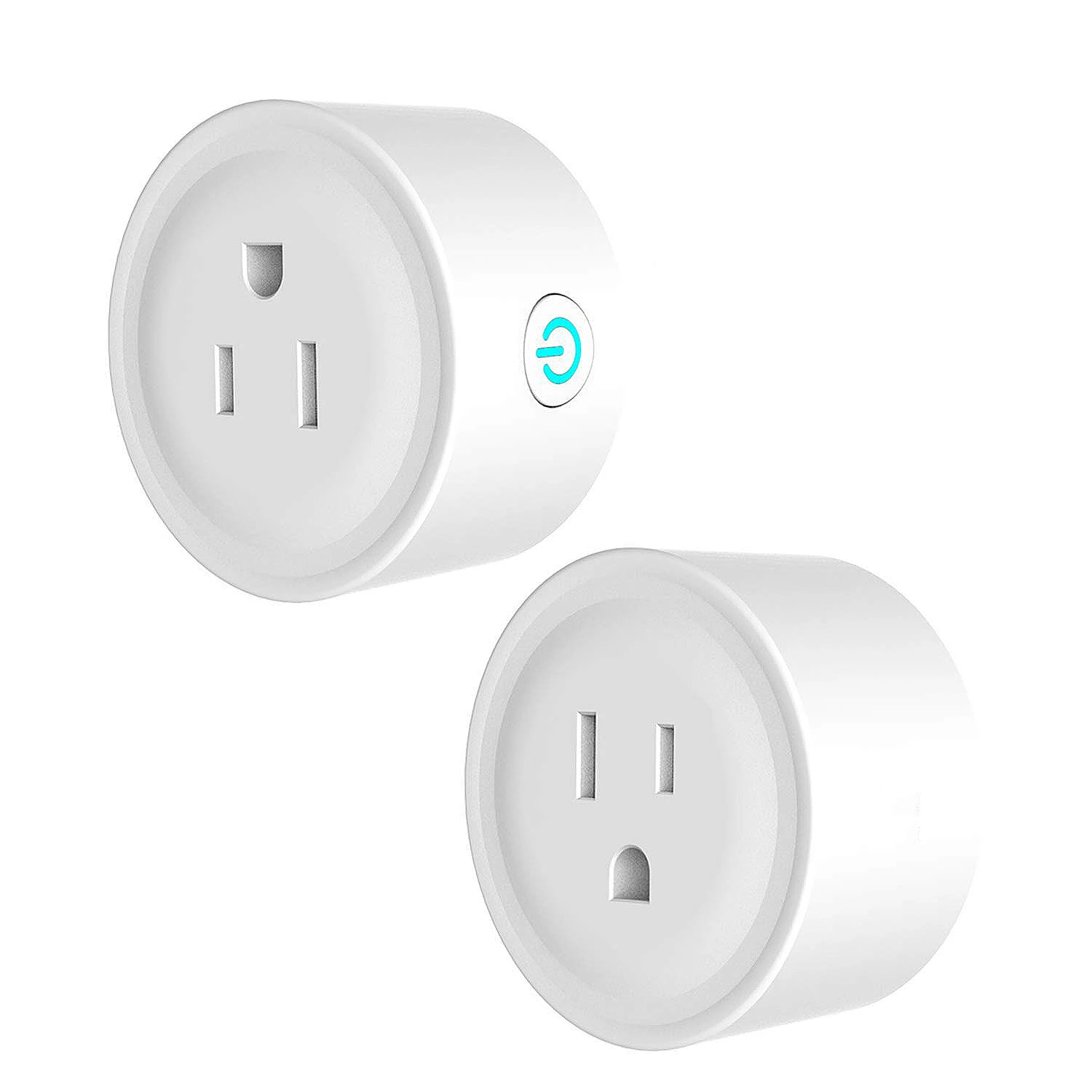 

WiFi Smart Socket,Mini Smart Plug 2 Packs,US Plug Suitable for Alexa,Google Home/IFTTT,APP Remote Control,Support Wifi Voice C