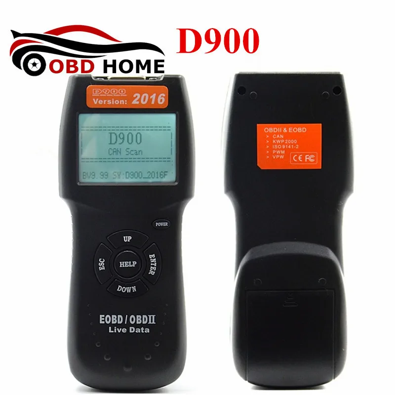 Prix pour D900 Auto Scanner Outil D900 Code Lecteur CANBUS D 900 EOBD OBD2 Auto Lecteur de Code D900 2016 Version Expédition Rapide Prix pour D900 Auto Scanner Outil D900 Code Lecteur CANBUS D 900 EOBD OBD2 Auto Lecteur de Code D900 2016 Version Expédition Rapide