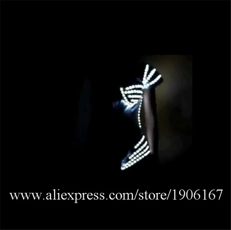 New 2018 Fashion Luminous Ds Costumes Women Nightclub Bar Led Light Up Sexy Lady Halloween Dress Suit Party Free Shipping02
