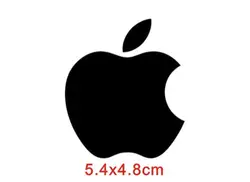 Черный 54x48 мм SkinAT MacBook Air наклейка Apple DIY ноутбук металлический логотип MacPro компьютер металлический стикер Бесплатная доставка