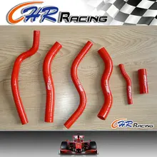 Kit de tuyau de radiateur en silicone, rouge, pour Honda CR125, CR de 125, 1990, 1991, 1992, 1993, 1994, 1995, 1996, 1997