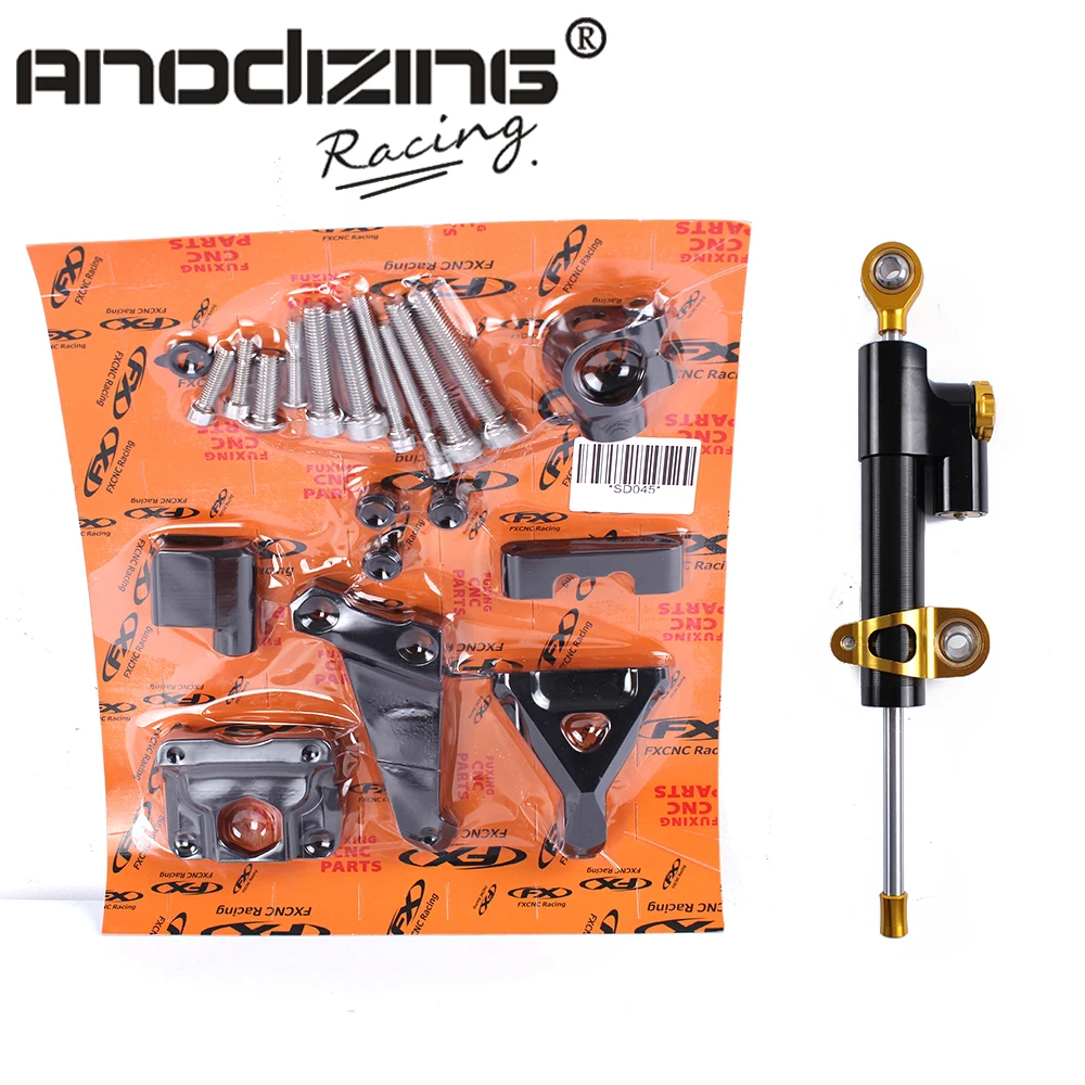 

CNC Steering Damper Complete Set for KAWASAKI Z250 Z300 2013-2016