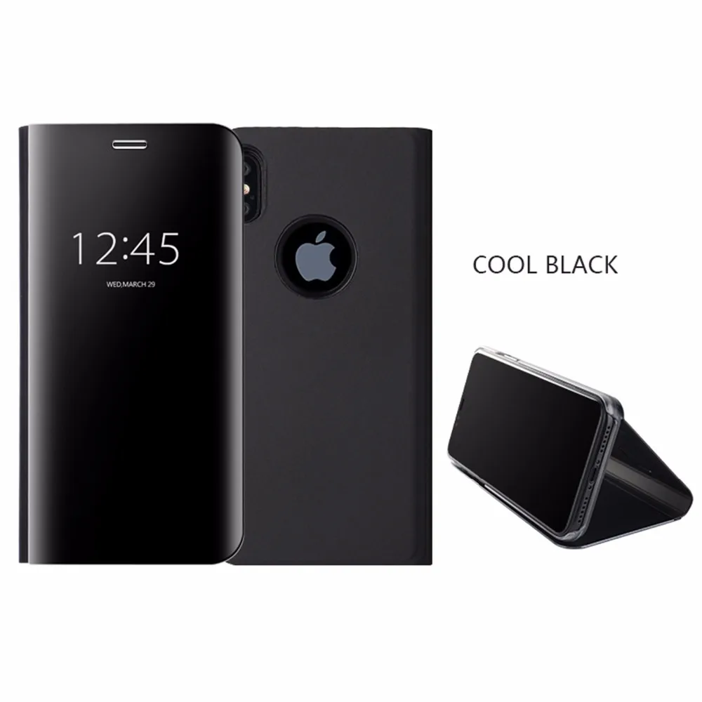 CASEIER зеркальный чехол для iPhone 7 8 Plus XS XR MAX X прозрачный держатель телефона 10 6 6S