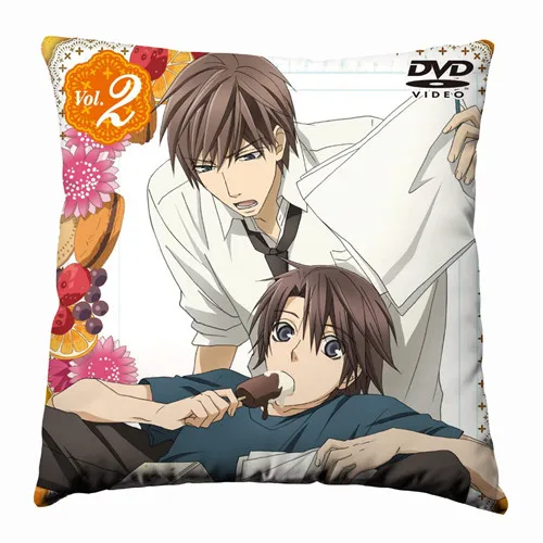 Аниме Манга Sekai Ichi Hatsukoi 40x40 см чехол для подушки сиденья постельные принадлежности Подушка 001 - Цвет: Фиолетовый
