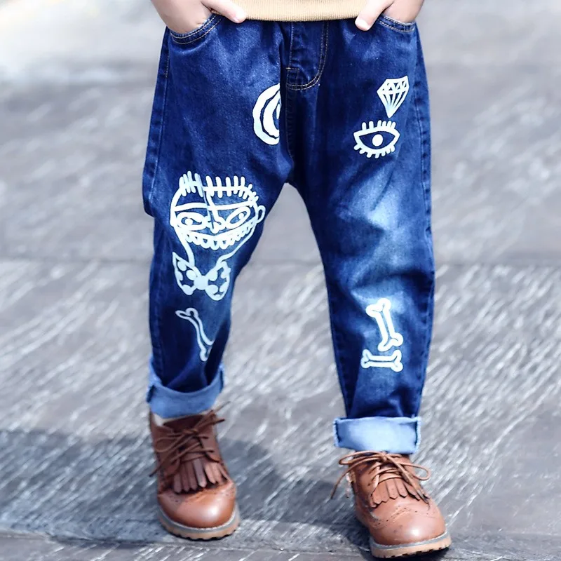 high quality fashion 2017 children jeans for boys kids scrawl pattern denim pants clothing children baby little big boy jeans clothes 6 7 8 9 10 11 12 13 14 15 16 years old (7)