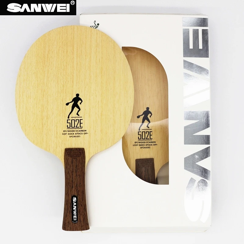 Лезвие для настольного тенниса SANWEI 502E 5 фанеры + 2 LD карбоновое волокно