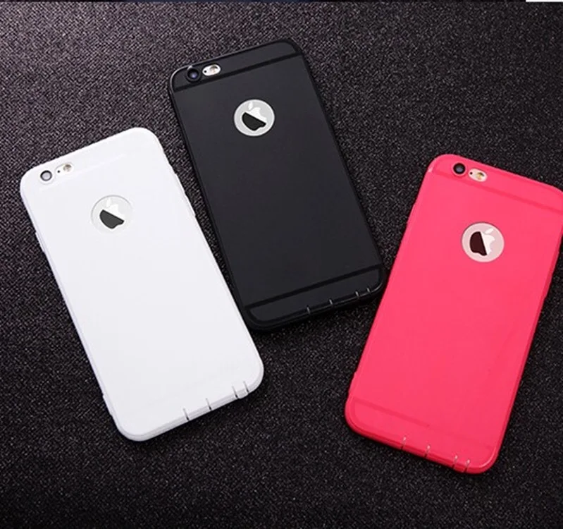 

Soft Phone Case For iPhone 7 Plus 6 6s 8 X 5 5s SE XR XS MAX Simple Solid Color Ultrathin Soft TPU Cases Candy Color Back Cover
