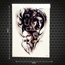 1PC Hot Black Spray Men Armband Temporary Tattoo Stickers GHB321 Dark Beast Sexy Products Women Makeup Tattoo Selfie Car Styling