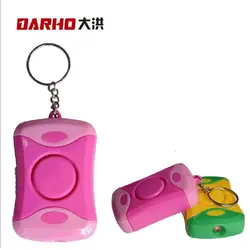 Darho мини светодиодный светильник персональная сигнализация Keychian для женщин девочек детей пожилых персональный брелок для личной