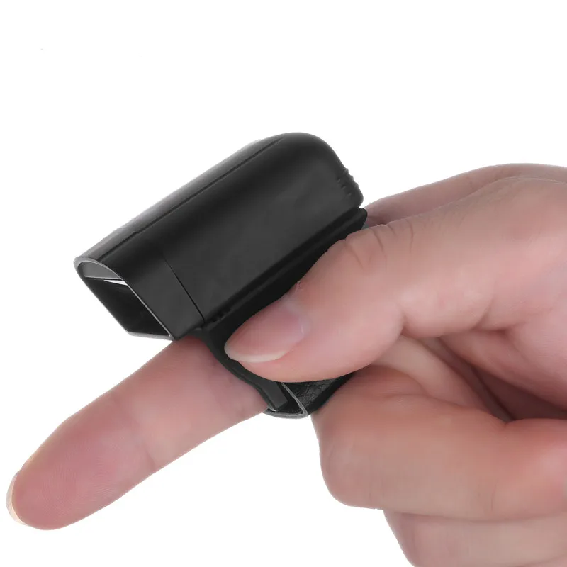 Мини беспроводной Bluetooth палец носимый 2d сканер штрих-кодов pdf417 считыватель