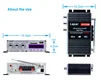 Lepy-amplificadores de potencia LP - A7USB con Bluetooth, con Cable de Audio y alimentación de 12V3A, multifuncional, FM, SD, USB, reproductor MP3 para el hogar y el coche ► Foto 2/5