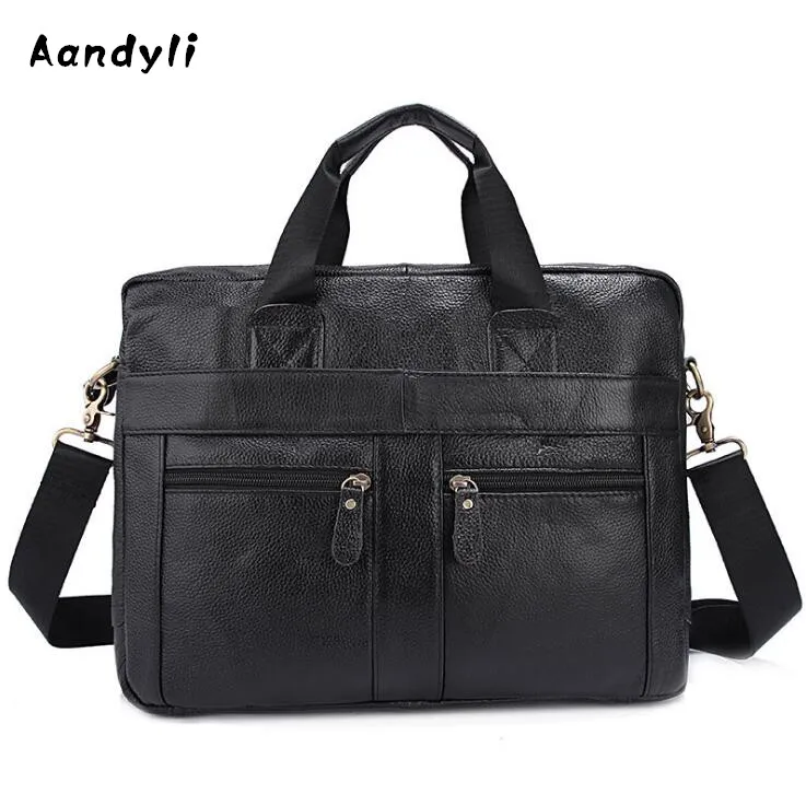 

Genuine leather Men Handbags Business laptops Crossbody Bags Men's Shoulder Bag