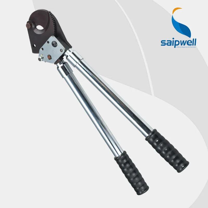 Saipwell J33 Ratcheting ratchet cable cutter 33mm2 Max Germany Type Wire Cutter Plier, Hand Tool