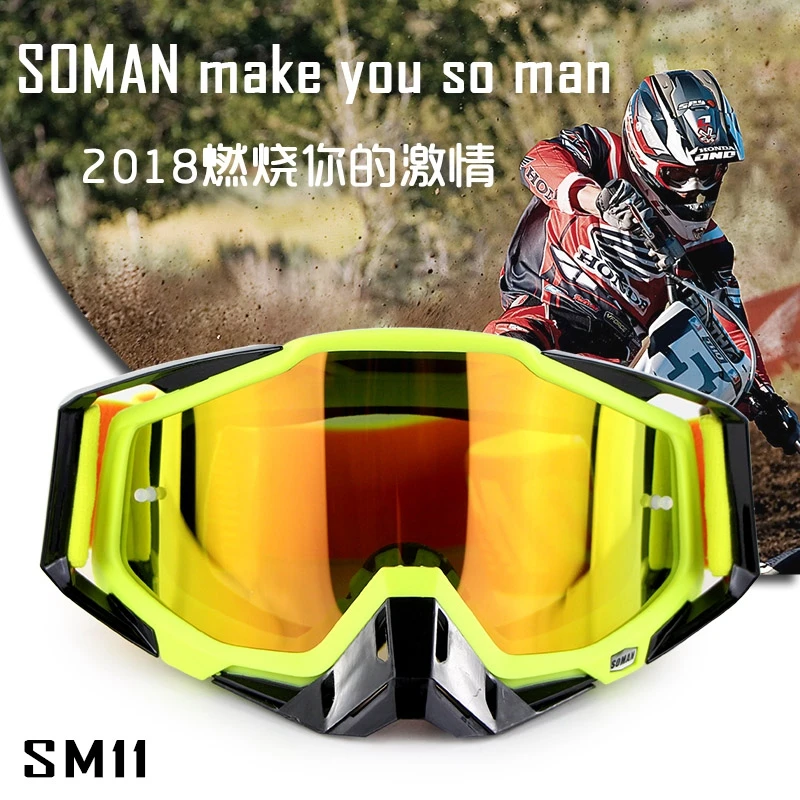 Высококачественные мотоциклетные очки SOMAN бренд ATV Casque очки для мотокросса гонки мото велосипед Велоспорт CS солнцезащитные очки Gafas