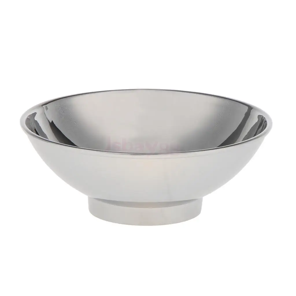 Rustproof Durable Stainless Steel Mens Shaving Mug Bowl Barber Grooming