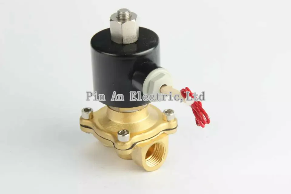 Electric Solenoid Valve Water Air N//O 1//2/" Normally Open 12V 24V 110V 220V