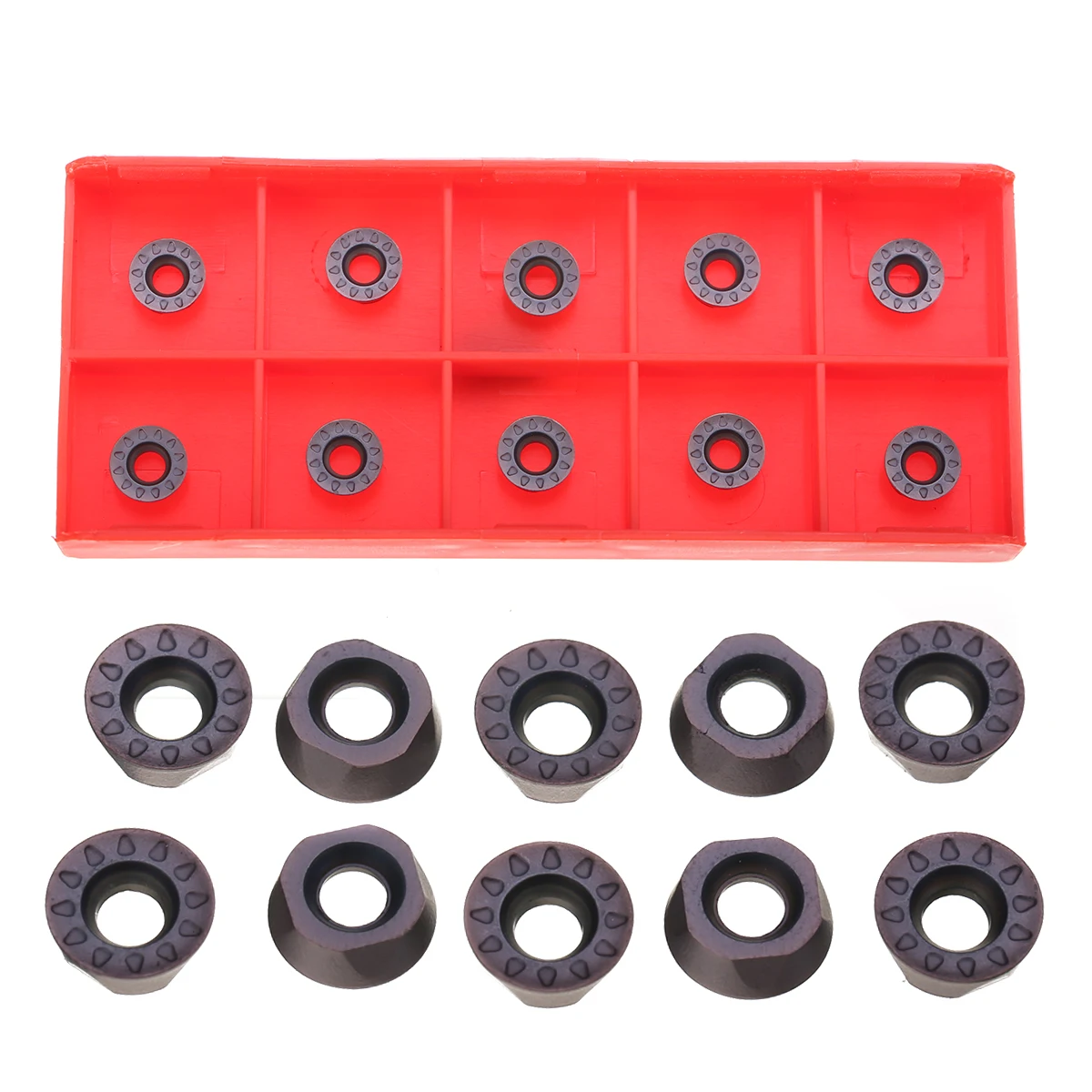 

10pcs RPMT08T2M0E-JS VP15TF RPMT08T2 Carbide Insert Blades For Internal Turning Tools Milling Cutter