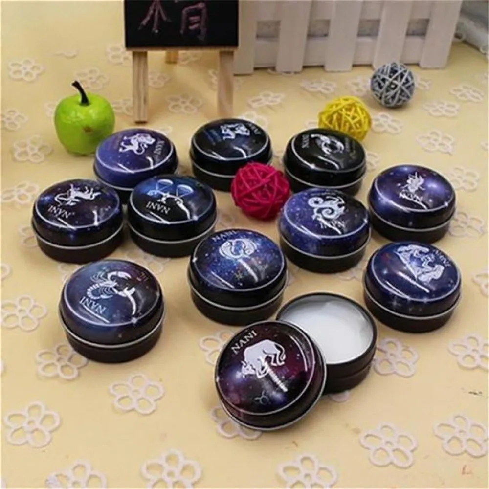 High Quality 12 Signs Constellation Zodiac Magic Solid Deodorant Solid Fragrance Magic Balm For Women Men