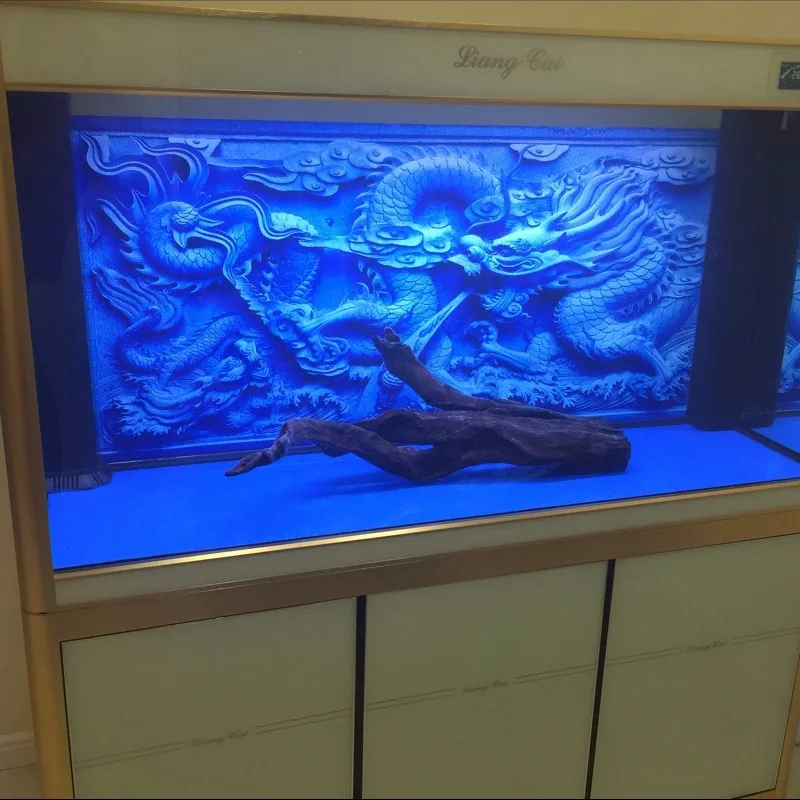 100*50 см аквариум 3D emboss фон печать китайский дракон 4 цвета на выбор
