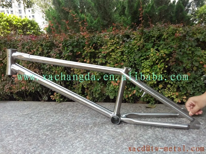 Sale Customize high quality titanium BMX bicycle frame XACD made titanium bmx bike frame hot sale titanium bmx frame 1