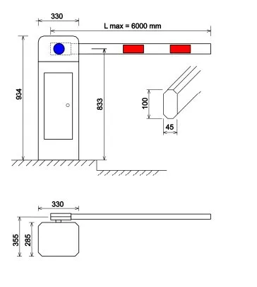 Rfid парковка барьер контроля доступа доски и карт и Ворота Барьер Бум