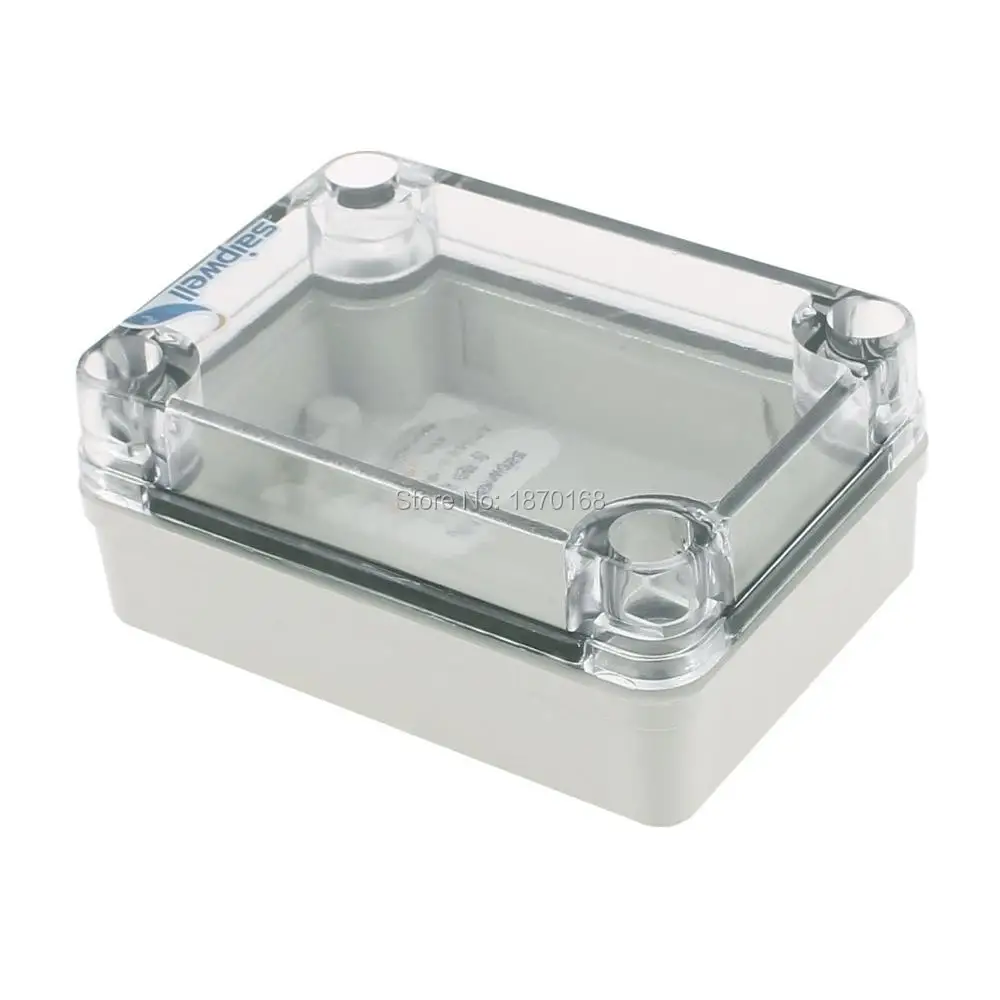 

110mmx80mmx45mm Transparent Cover Sealed Box Waterproof Junction Box Enclosure