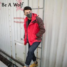 Быть волком походные мужские куртки зимняя внутренняя флисовая уличная спортивная теплая брендовая куртка для кемпинга треккинга лыжного спорта водонепроницаемая куртка 1718