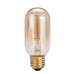 Затемнения Винтаж ST45 E26 Эдисон лампа накаливания лампы накаливания свет бытовой