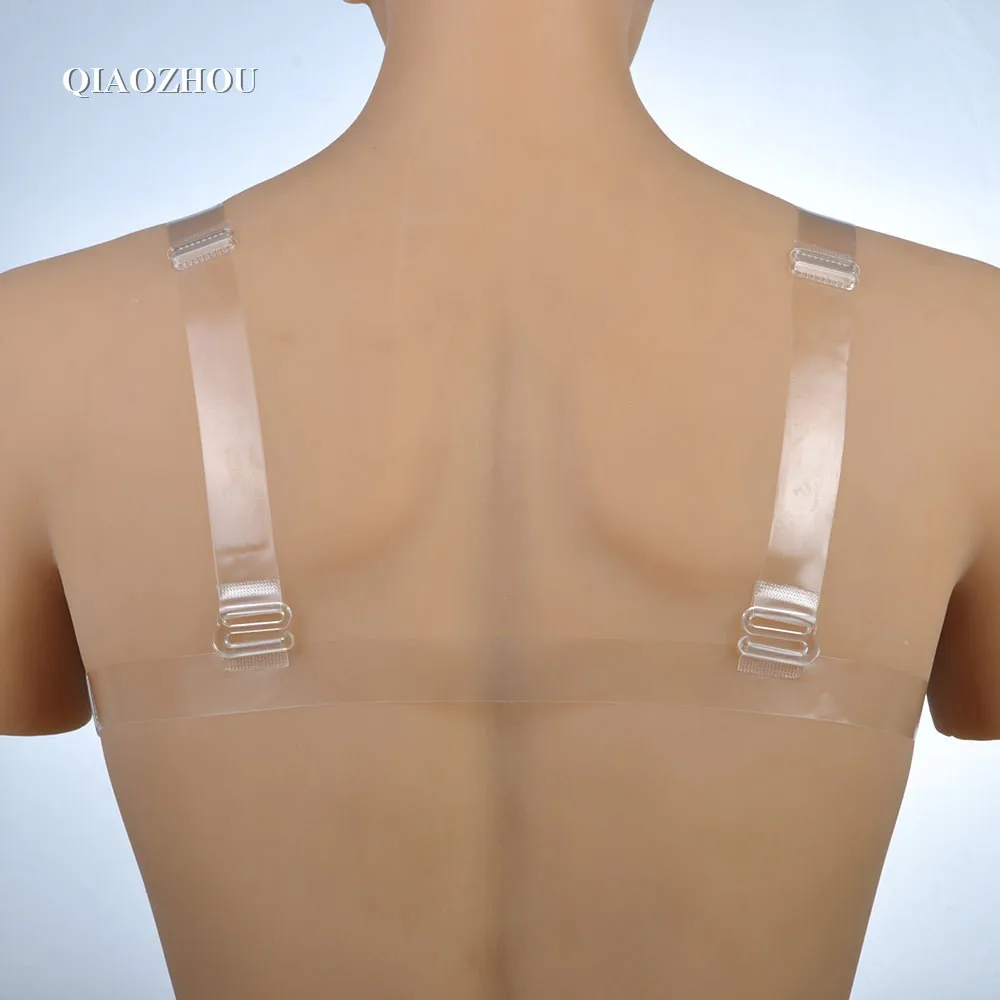 silicone breast with straps