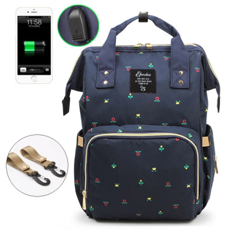 

Diaper wet bag Designer Outdoor Travel Diaper Backpack Infant Large Capacity mummy maternity nappy bag stroller bag organizer