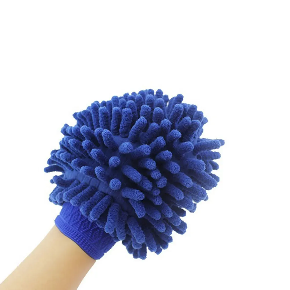 Vehemo автомобили стиральная перчатка для автомойки Толстая перчатка для мытья автомобиля для цвета случайный Дома Чистящие принадлежности для очистки