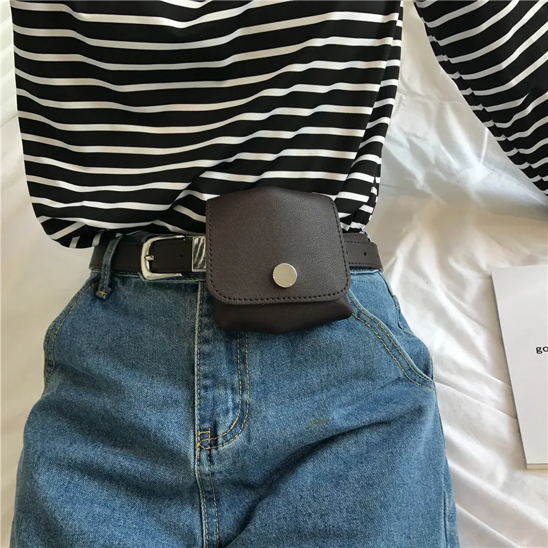 

Belts Ulzzang Korea PU new female personality bag belt casual Harajuku fun solid color hip hop Punk Retro belts