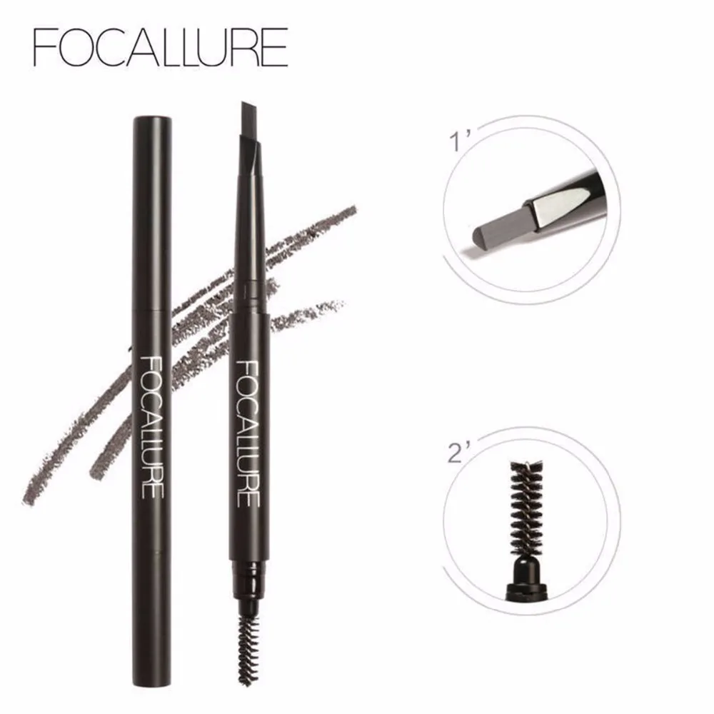 Focallure карандаш для бровей водонепроницаемый автоматический карандаш для бровей долговечный женский макияж инструменты красоты 3 цвета Высокое качество бровей