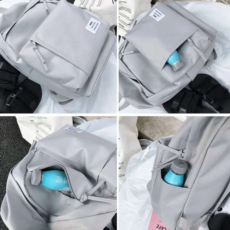 College High School Backpack for Teenage Girl Mochila Feminina Large Student Backpack Women School Bag Big Nylon Bagpack