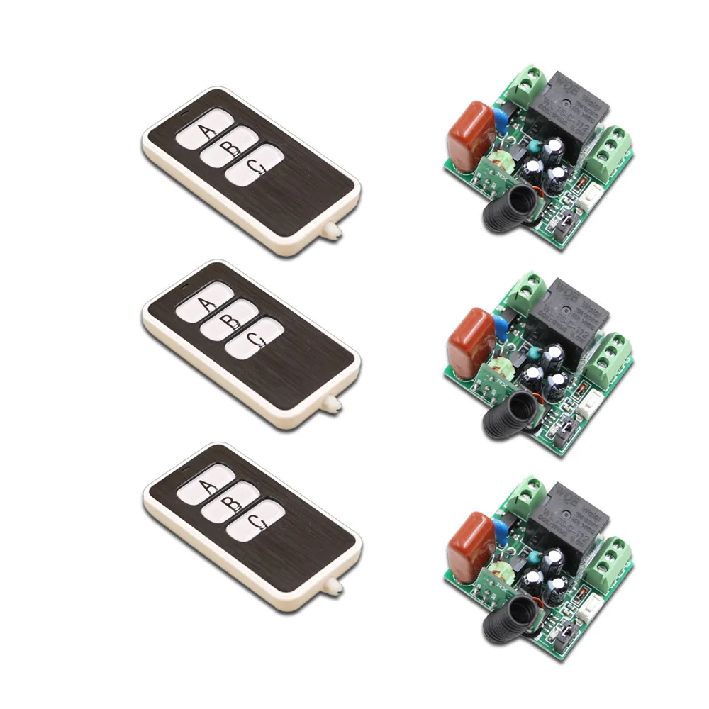 Smart Home New 220V 10A 1Channel Wireless Relay Remote Control Light