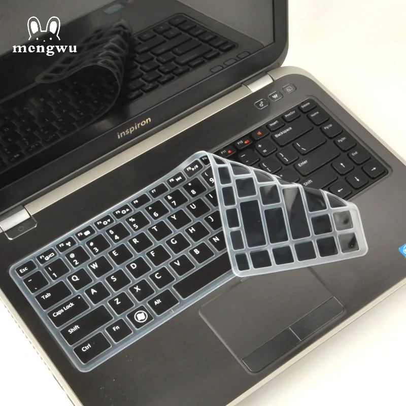 Силиконовое покрытие для клавиатуры протектор для Dell inspiron 15Z(5523) 15R-5520 5525 Ins15RR-2518 15R 14R L502X 15RR 14RR - Цвет: Black
