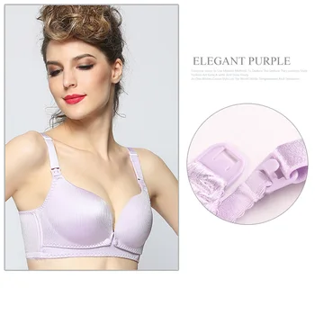 

Cotton Breastfeeding Maternity Bra Nursing Bras for pregnant women front opening Pregnancy feeding bra underwear clothing