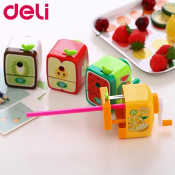 

Deli Manual Pencil Sharpener Hand Crank Mechanical Accessory Desktop Stationery Office School Supplies