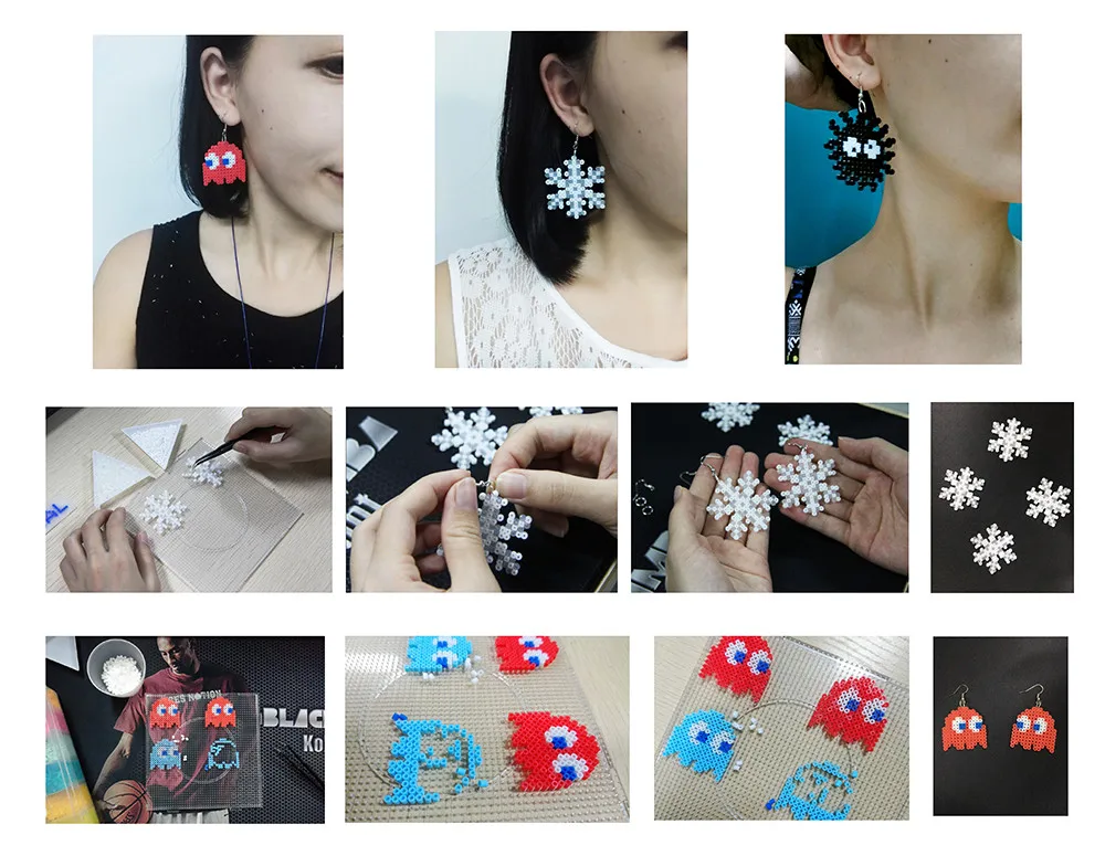 Caixa de Cor Artkal Contas Conjunto Faça Você Mesmo Jóias Moda Kits Perler Hama Brinquedos Cc48 C-2.6mm 48 9 conjunto diy jóias moda kits perler hama contas brinquedos cc48