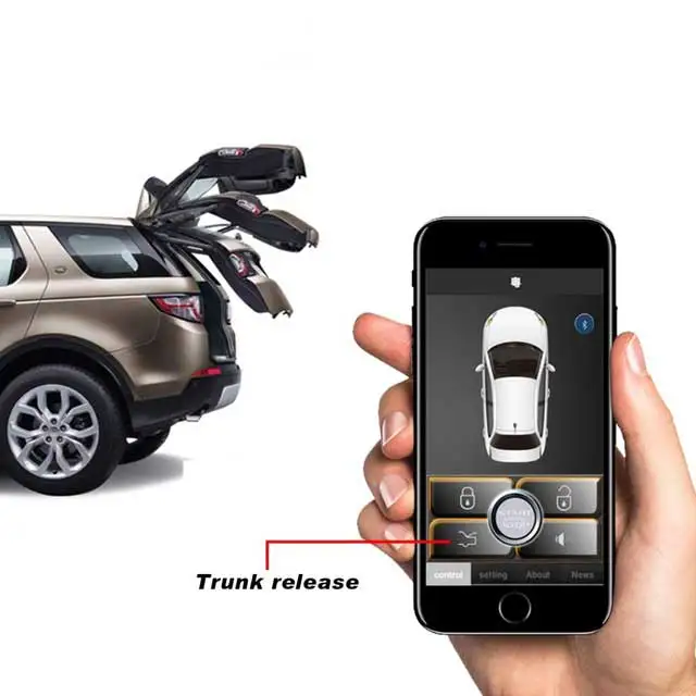 Мобильное Смарт-приложение, Bluetooth, разблокировка, Автомобильная сигнализация, автозапуск, центральный замок, автозапчасти, автоматическое открывание багажника, бесключевая система входа